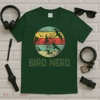 Retro Vintage Birding Bird Watching Funny Bird Watcher T-Shirt thumb 5