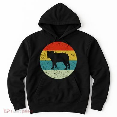 Retro Vintage Bulldog Hoodie