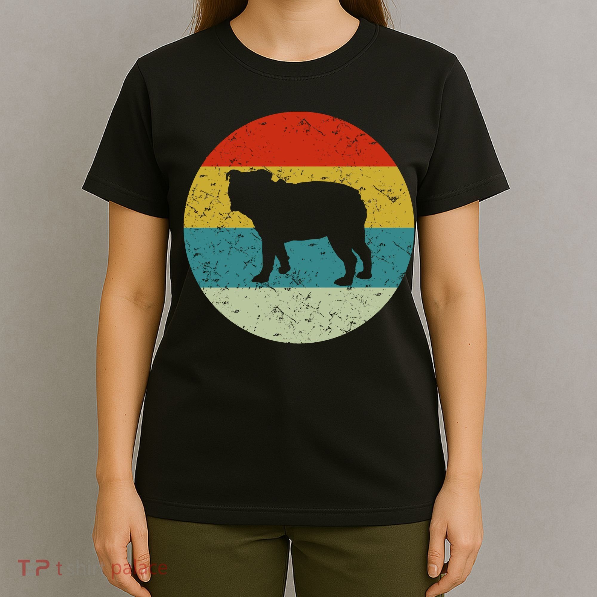 Retro Vintage Bulldog T-Shirt