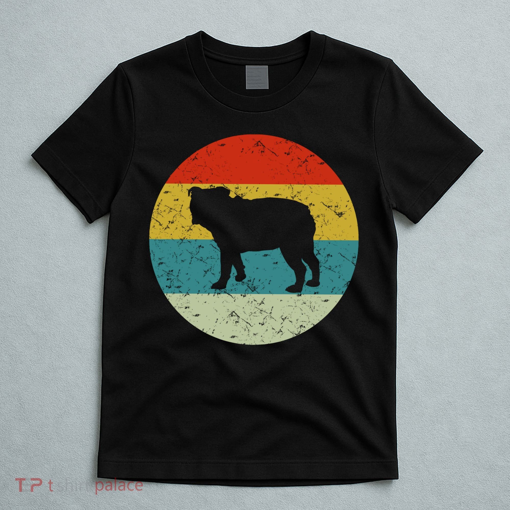 Retro Vintage Bulldog T-Shirt
