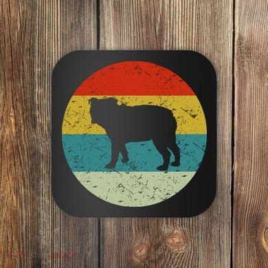 Retro Vintage Bulldog Coaster