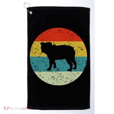 Retro Vintage Bulldog Golf Towel