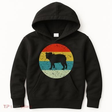 Retro Vintage Bulldog Kids Hoodie