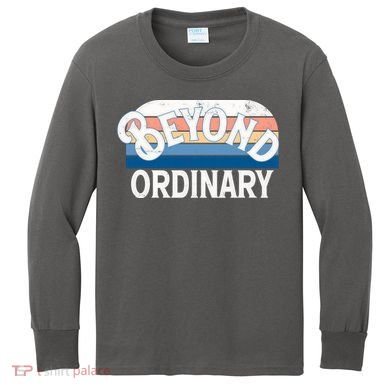Retro Vintage Beyond Ordinary Kids Long Sleeve Shirt