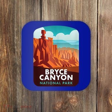 Retro Vintage Bryce Canyon National Park Coaster