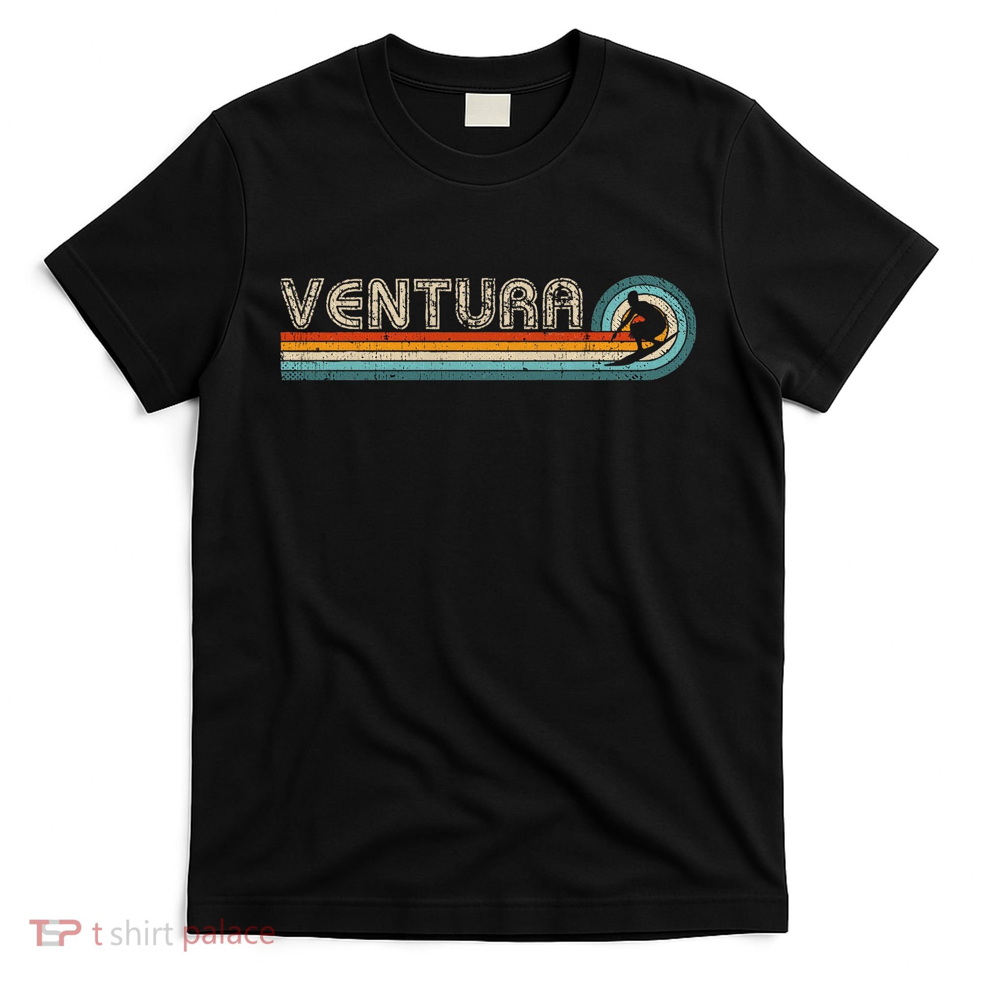 Retro Ventura California Surfing Outfit 1980s Ventura T-Shirt
