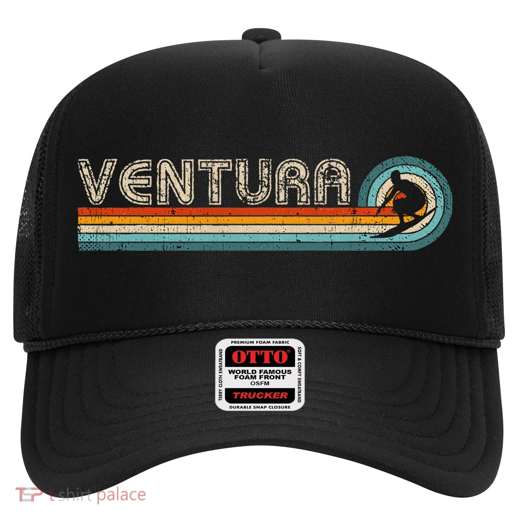 Retro Ventura California Surfing Outfit 1980s Ventura Hat