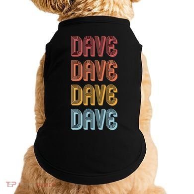 Retro Vintage Custom Name Dave Doggie Tank