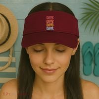 Retro Vintage Custom Name Dave Visor thumb 2