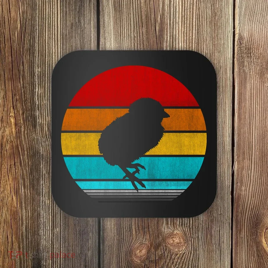 Retro Vintage Chick Coaster