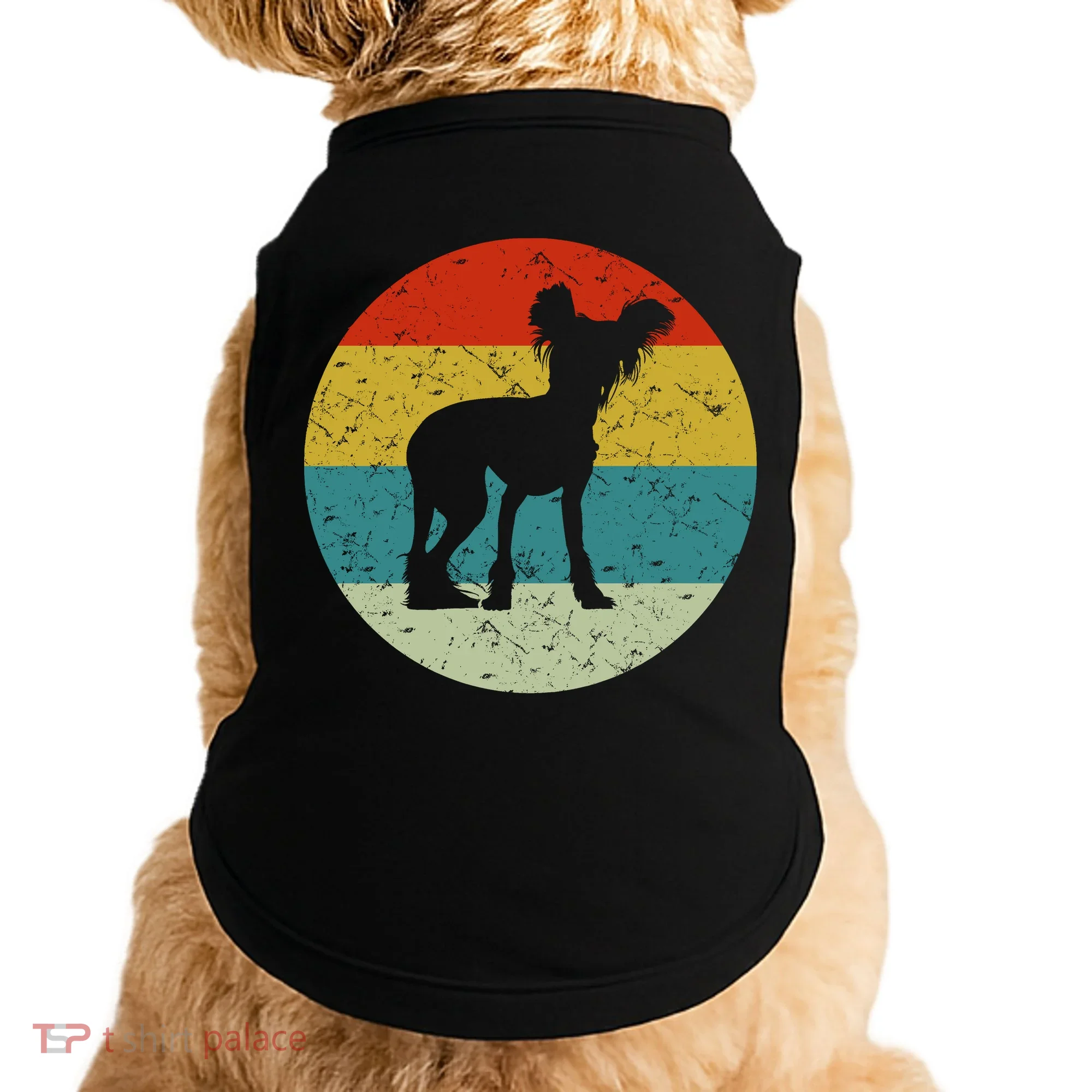Retro Vintage Chinese Crested Doggie Tank