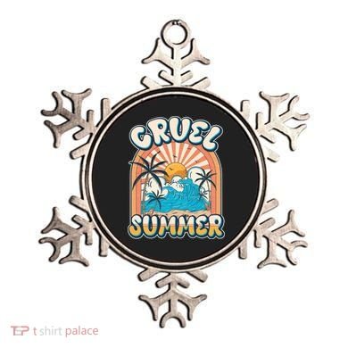 Retro Vintage Cruel Summer Tropical Beach Vacation Ornament