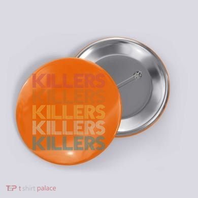 Retro Vintage Colors Killers Logo Button