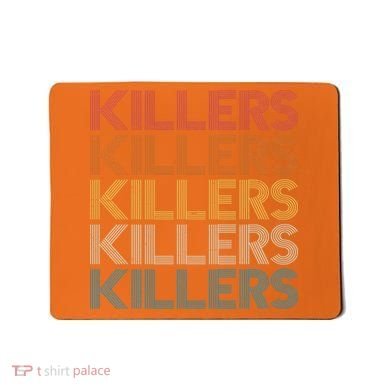 Retro Vintage Colors Killers Logo Mousepad
