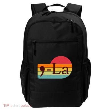 Retro Vintage Comma La Kamala Harris 2024 Backpack