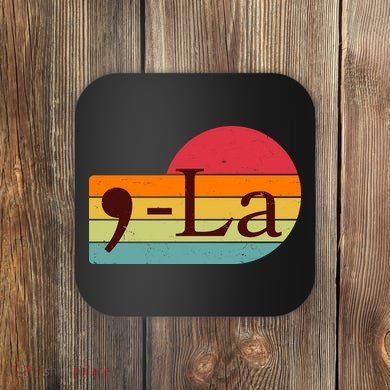 Retro Vintage Comma La Kamala Harris 2024 Coaster