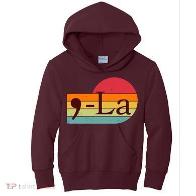Retro Vintage Comma La Kamala Harris 2024 Kids Hoodie