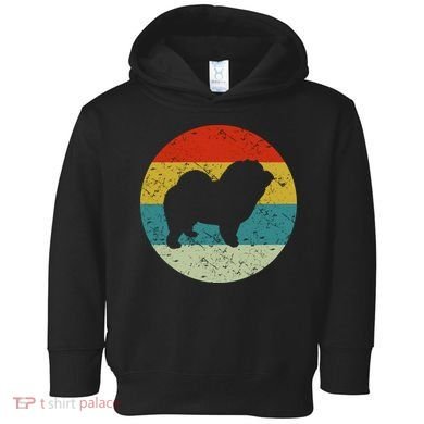 Retro Vintage Chow Chow Toddler Hoodie