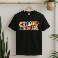 Retro Vintage Choose Kindness Lover Be Kind T-Shirt thumb 2