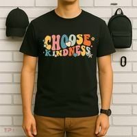 Retro Vintage Choose Kindness Lover Be Kind T-Shirt thumb 6