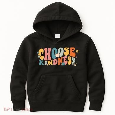 Retro Vintage Choose Kindness Lover Be Kind Kids Hoodie