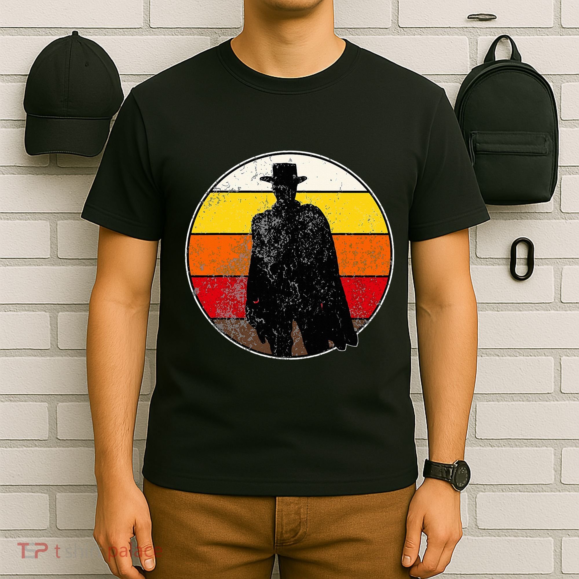Retro Vintage Cowboy Outlaw Western T-Shirt