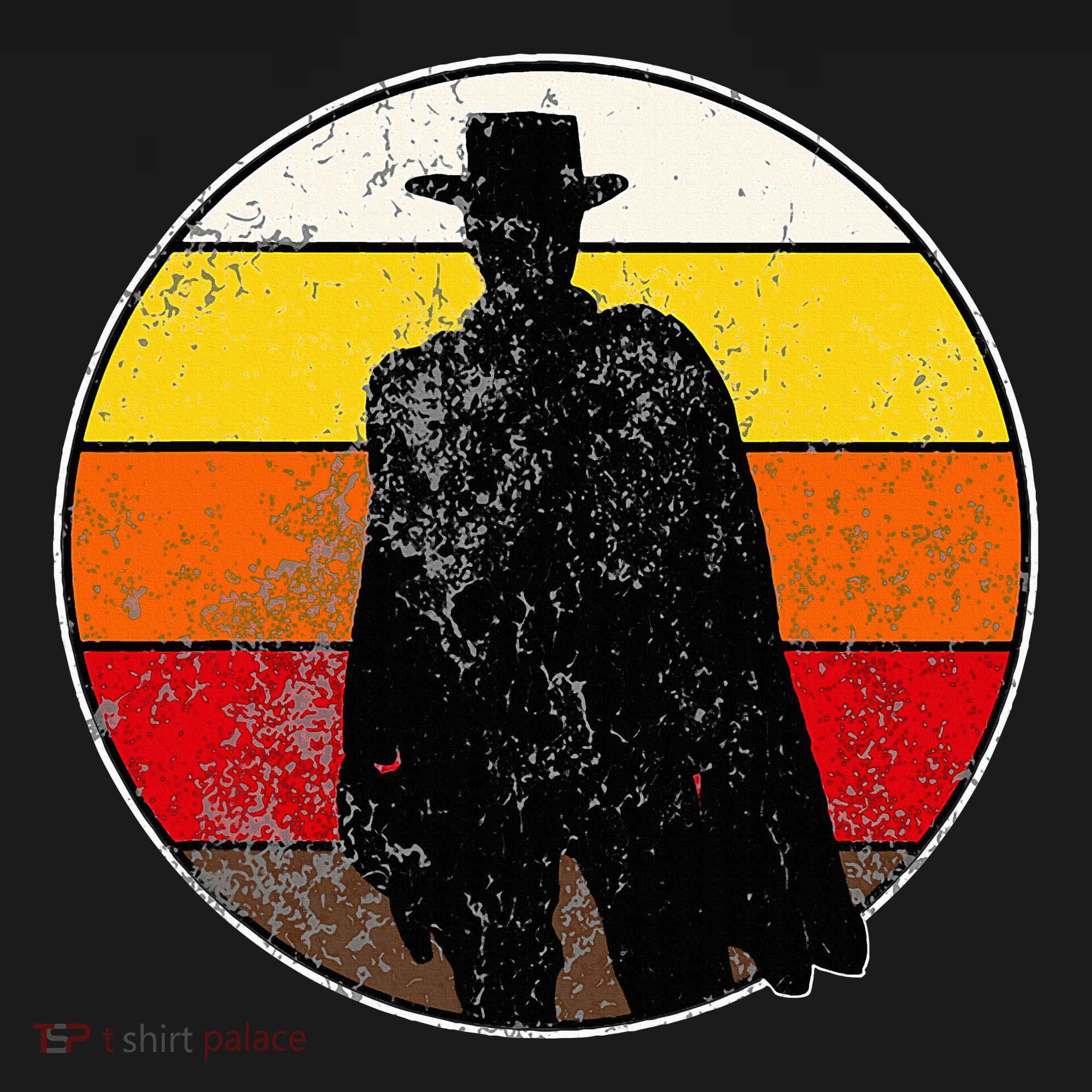 Retro Vintage Cowboy Outlaw Western T-Shirt