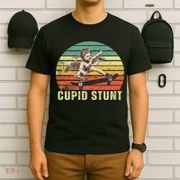 Retro Vintage Cupid Stunt Unhinged Cringe Funny T-Shirt thumb 6
