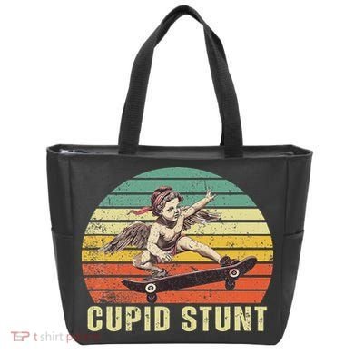 Retro Vintage Cupid Stunt Unhinged Cringe Funny Tote Bag