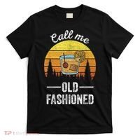 Retro Vintage Call Me Old Fashioned Whiskey Wisconsin Funny T-Shirt thumb 0