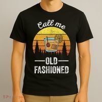 Retro Vintage Call Me Old Fashioned Whiskey Wisconsin Funny T-Shirt thumb 3