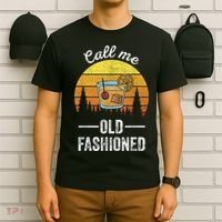 Retro Vintage Call Me Old Fashioned Whiskey Wisconsin Funny T-Shirt thumb 6