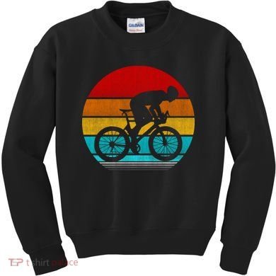Retro Vintage Cycling Kids Sweatshirt