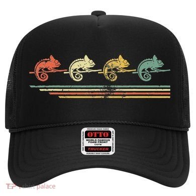 Retro Vintage Chameleon Lover Animals Father Day Hat