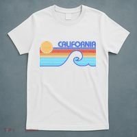 Retro Vintage California Sunset Wave T-Shirt thumb 5