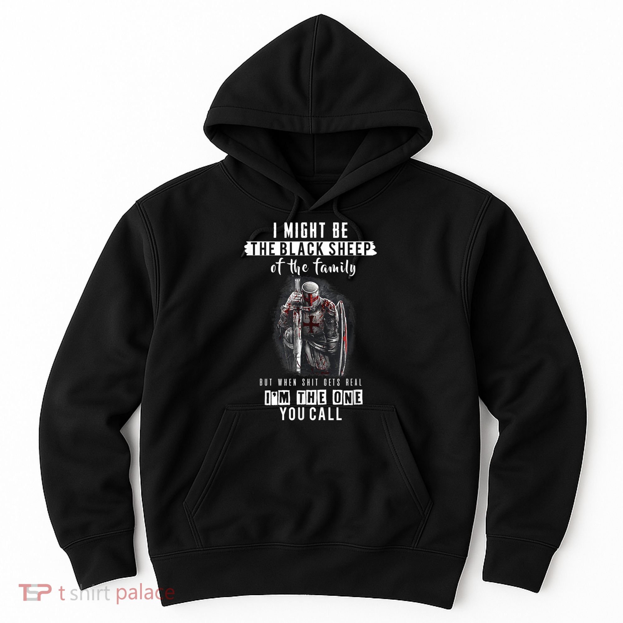Religious Verse Christian Costume, Crusader Knights Templar Hoodie