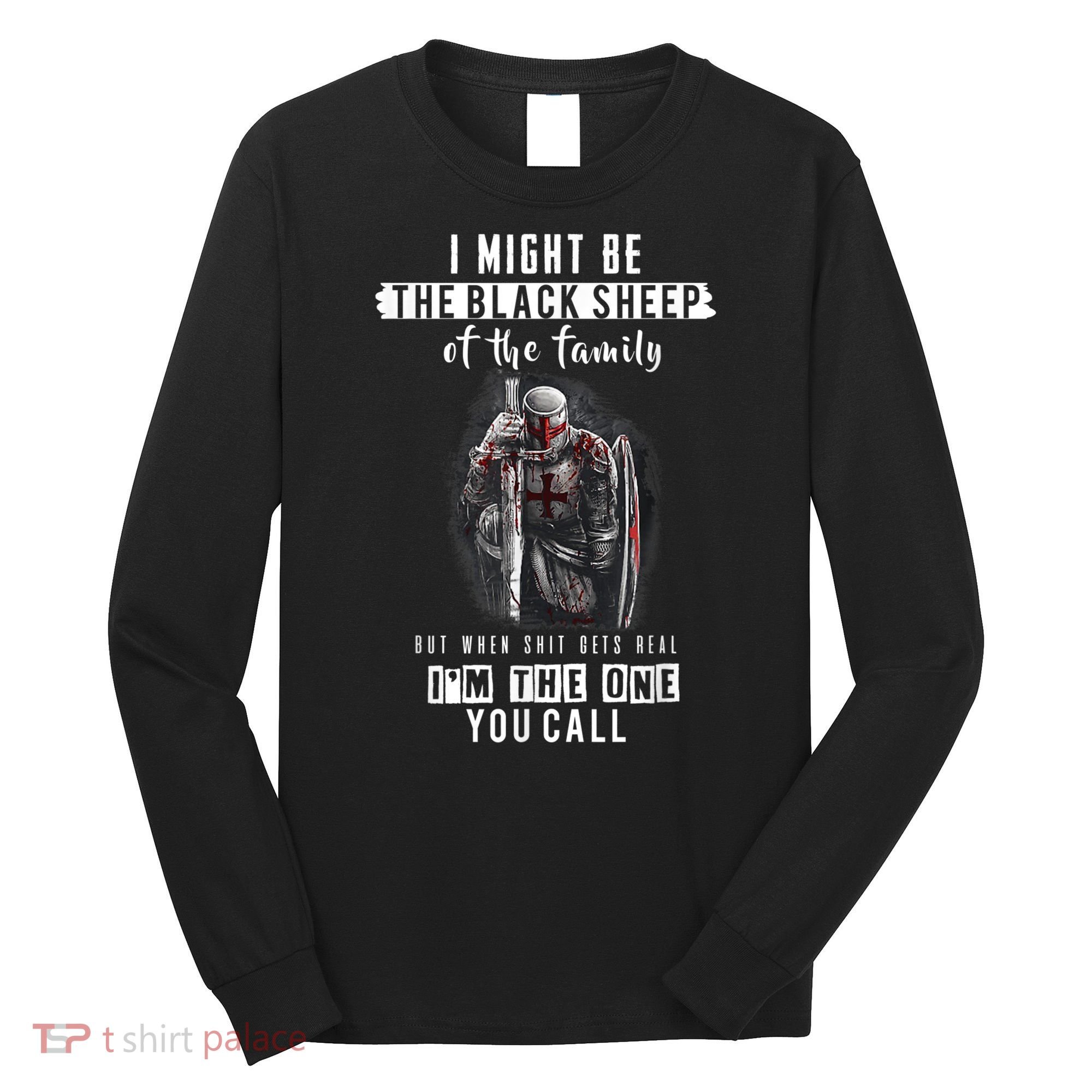 Religious Verse Christian Costume, Crusader Knights Templar Long Sleeve Shirt