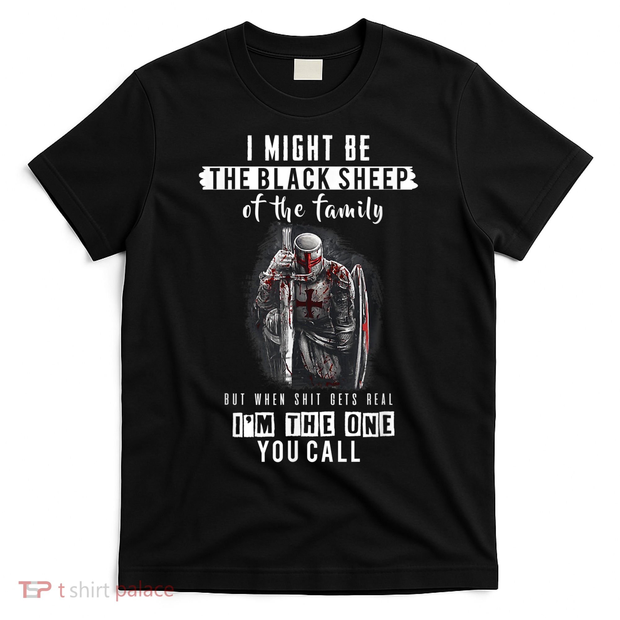 Religious Verse Christian Costume, Crusader Knights Templar T-Shirt