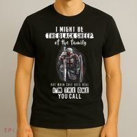 Religious Verse Christian Costume, Crusader Knights Templar T-Shirt thumb 3
