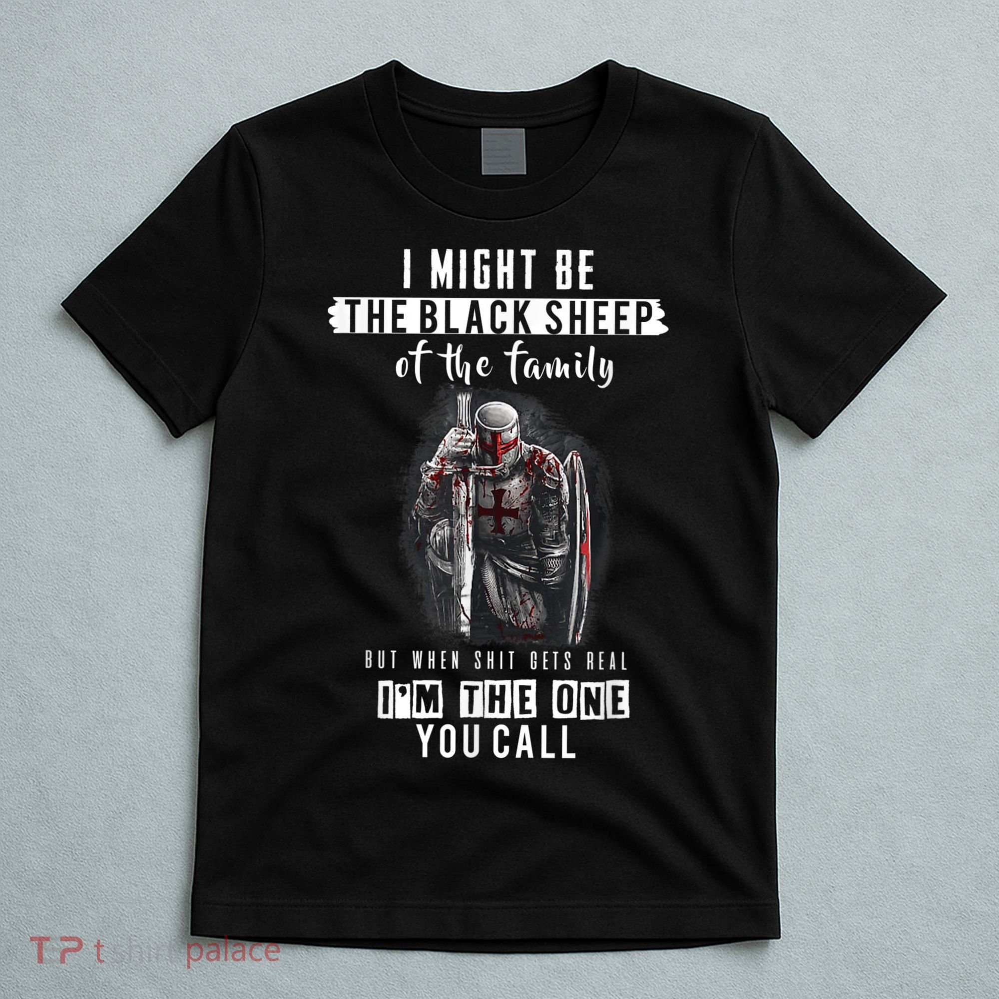 Religious Verse Christian Costume, Crusader Knights Templar T-Shirt