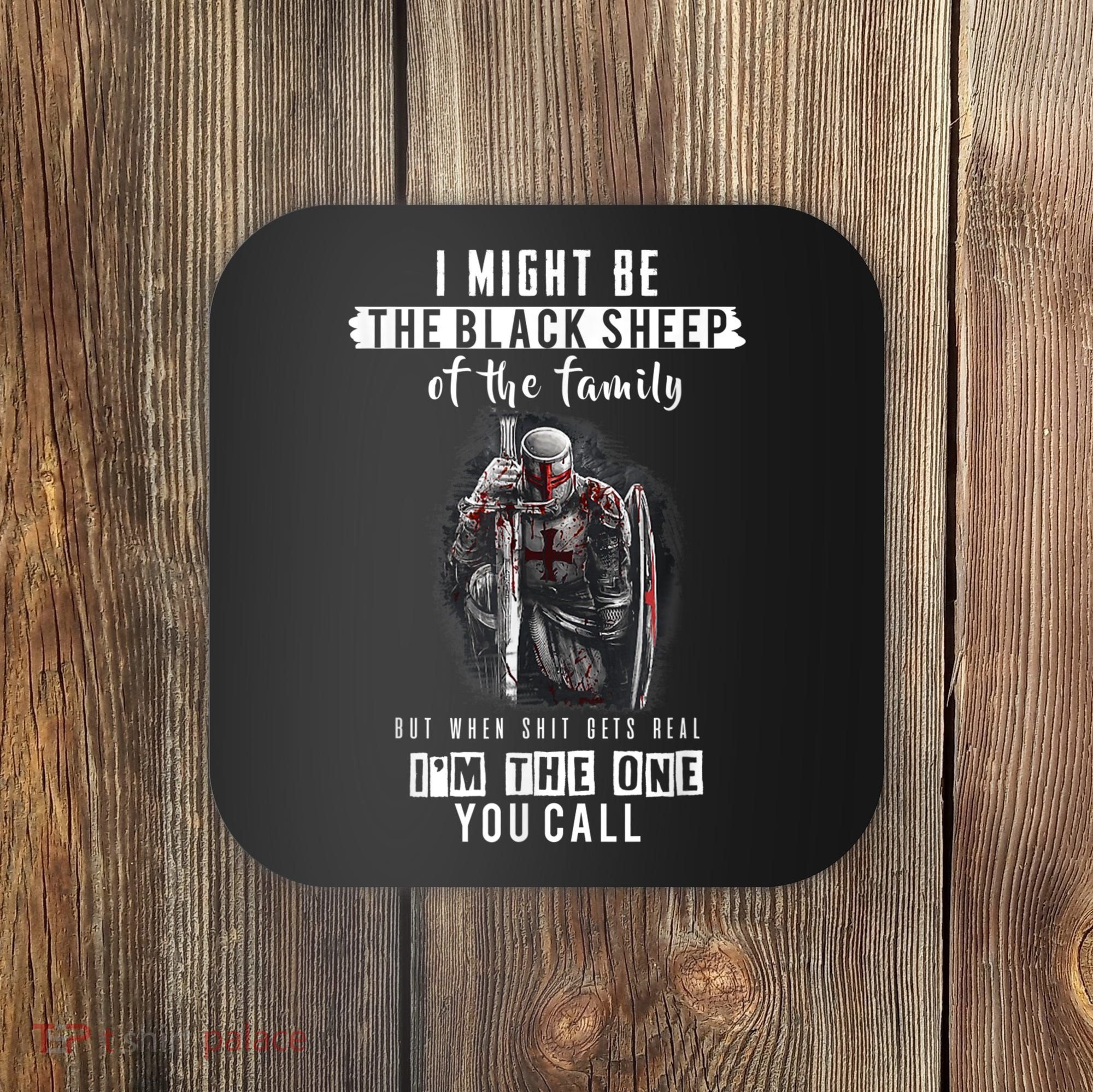 Religious Verse Christian Costume, Crusader Knights Templar Coaster
