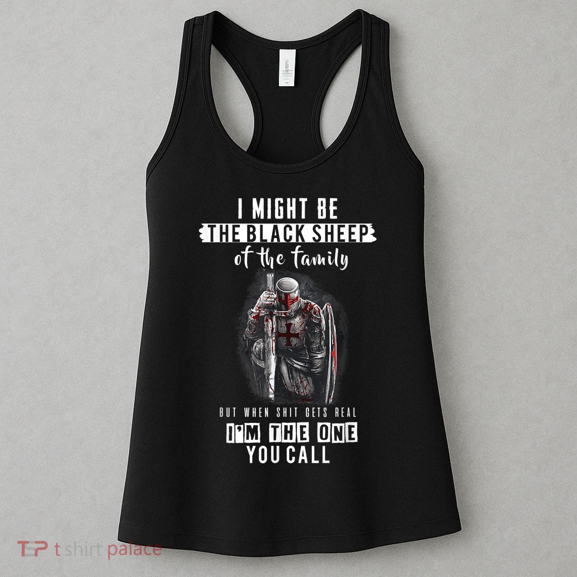 Religious Verse Christian Costume, Crusader Knights Templar Women's Tank Top