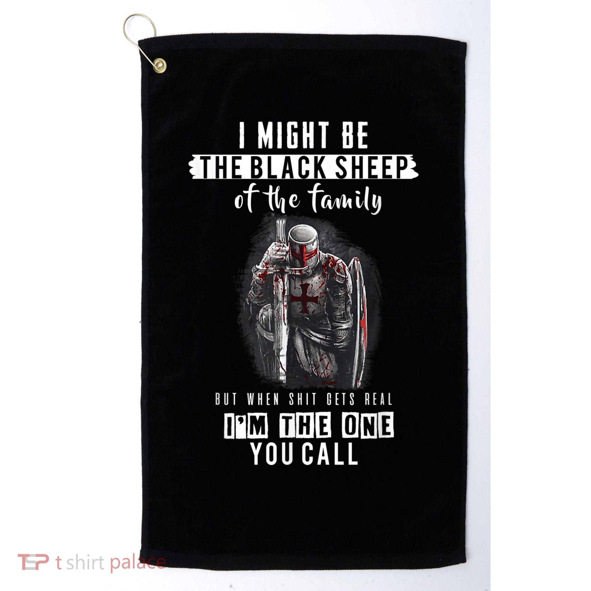 Religious Verse Christian Costume, Crusader Knights Templar Golf Towel