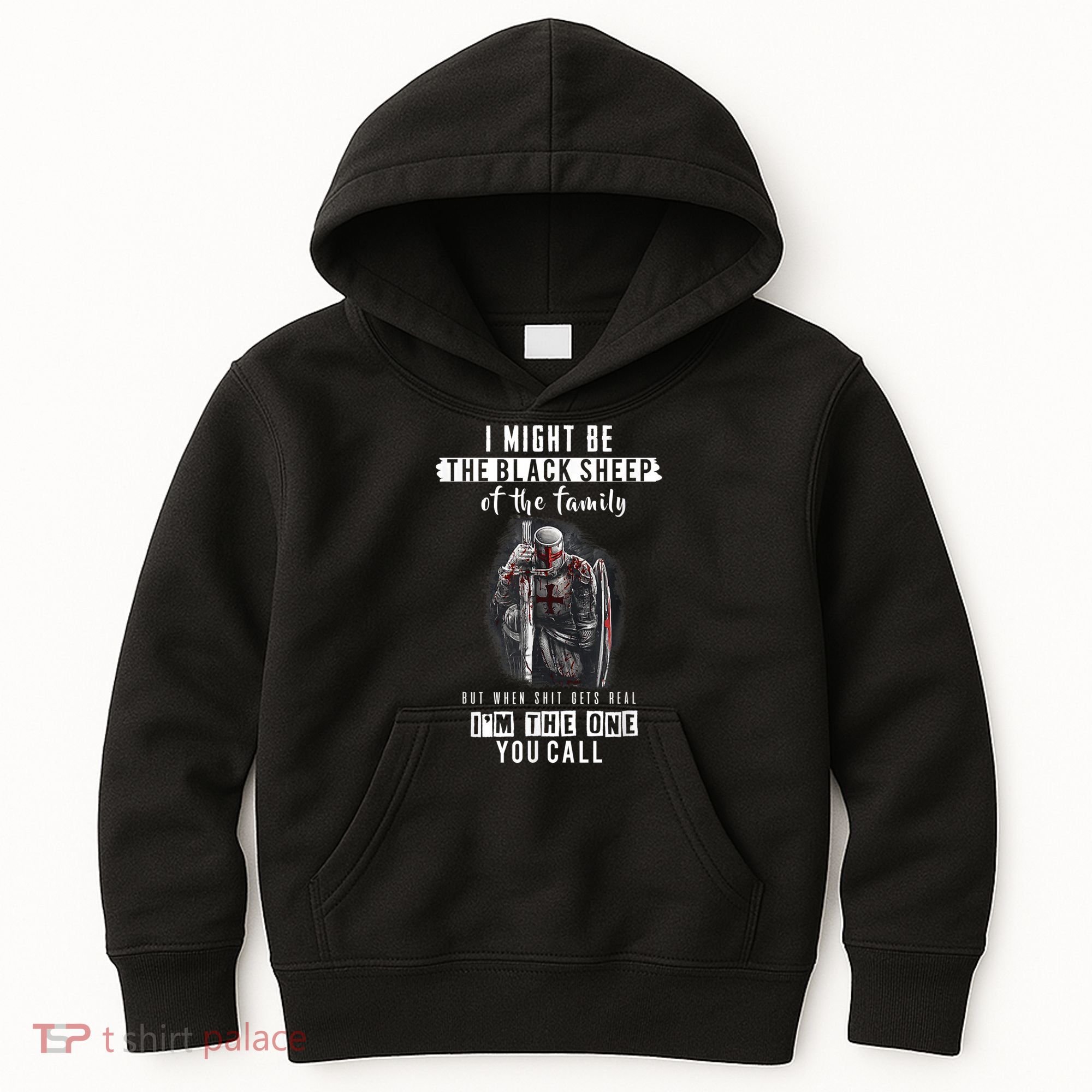 Religious Verse Christian Costume, Crusader Knights Templar Kids Hoodie