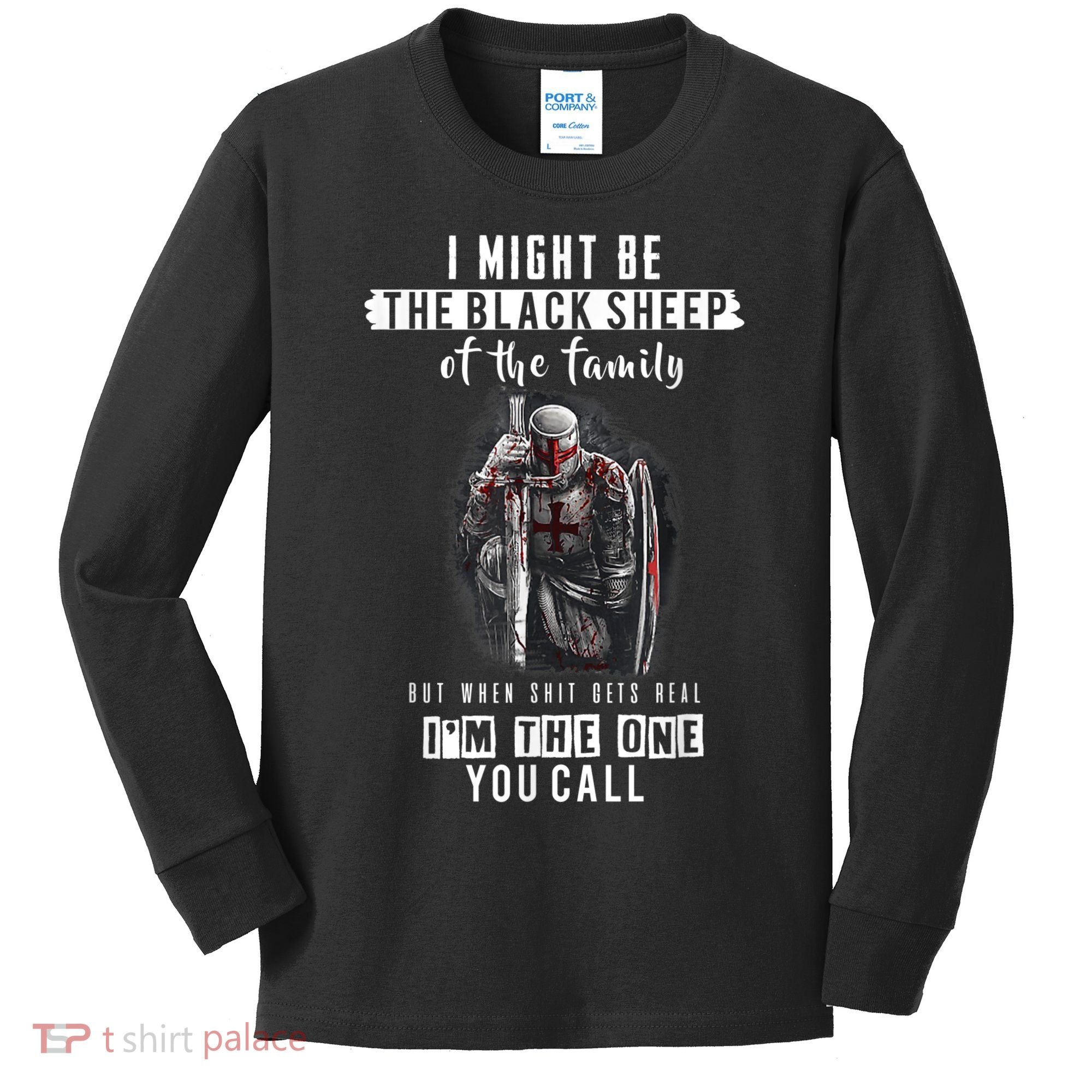 Religious Verse Christian Costume, Crusader Knights Templar Kids Long Sleeve Shirt