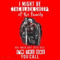 Religious Verse Christian Costume, Crusader Knights Templar Santa Hat thumb 1
