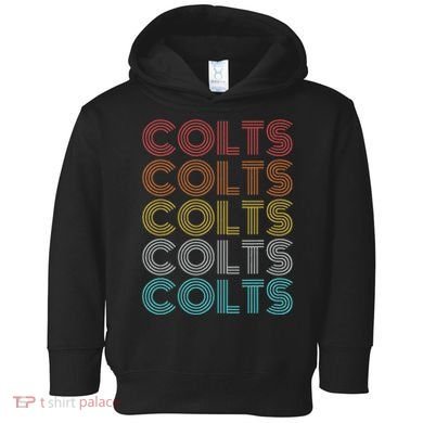 Retro Vintage Colts Toddler Hoodie