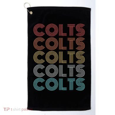 Retro Vintage Colts Golf Towel