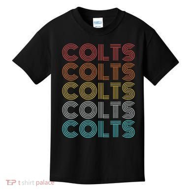Retro Vintage Colts Kids T-Shirt