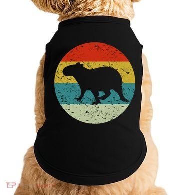 Retro Vintage Capybara Doggie Tank